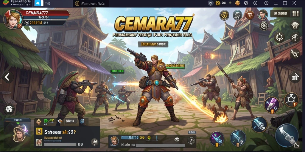 Tampilan gameplay menarik CEMARA77 dengan nuansa strategi yang mendalam.