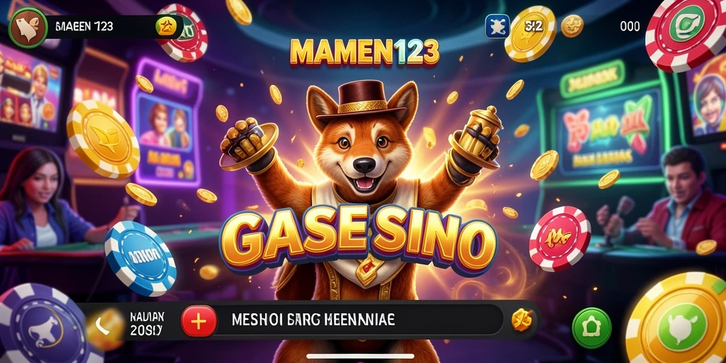 Screenshot permainan <strong>MAMEN123</strong> menampilkan grafik kasino yang memukau.