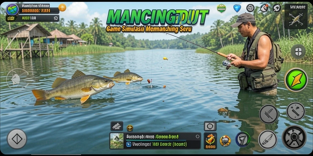 Tampilan gameplay MANCINGDUIT yang menarik dan menawan.